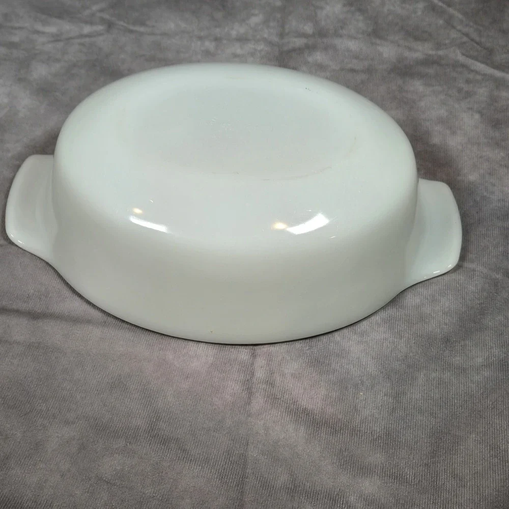 VTG‎ Anchor Hocking Fire King #433 Blue Cornflower Oval Casserole 1.5 Qt